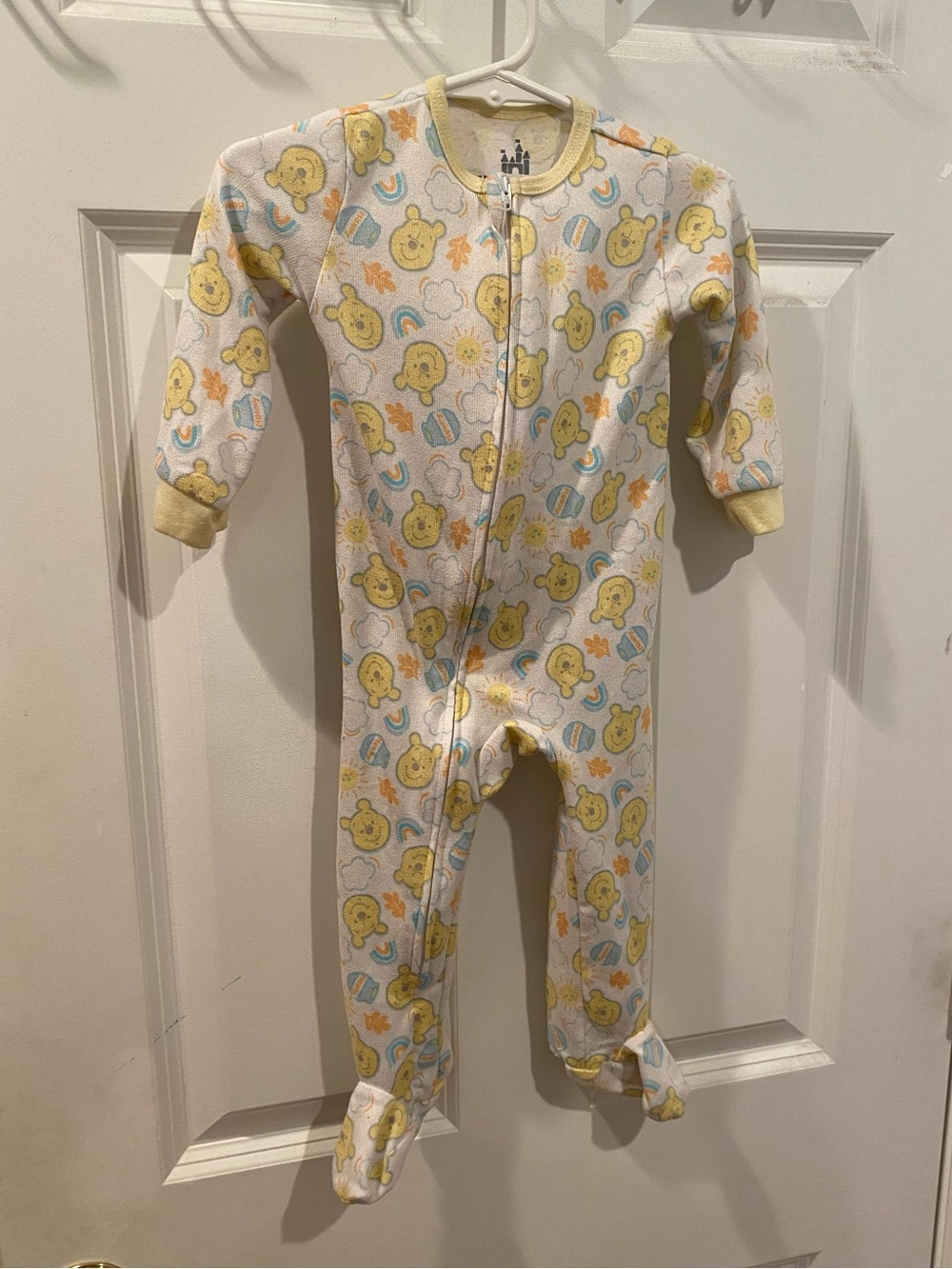 Winnie the Pooh footies onesie 9 months